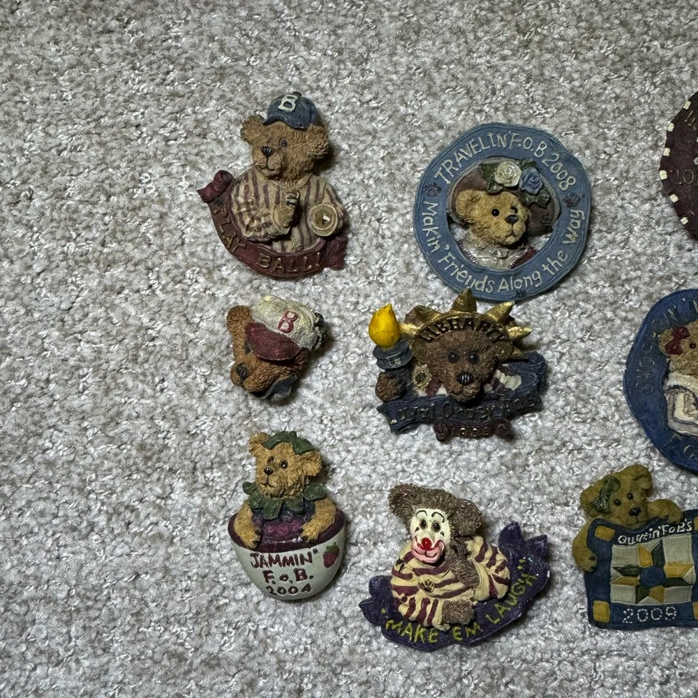 Charming Boyds Bears - Friends of Boyds - Collectible Bear Figurines Set